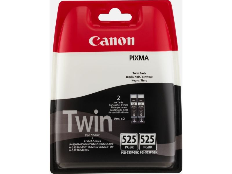 Canon PGI-525PGBK2 Inktcartridge 2x Zwart - Multipack