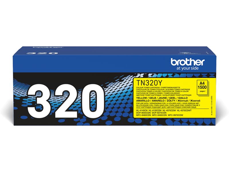 Brother TN-320Y Toner Geel
