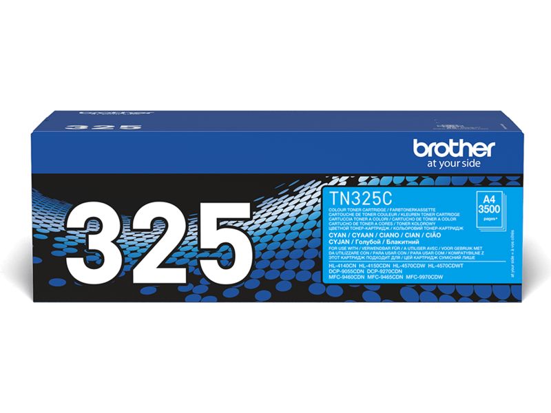 Brother TN-325C Toner Cyaan Hoge capaciteit