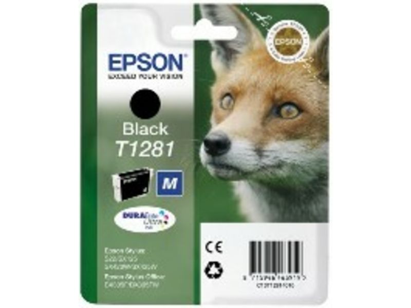 Epson T1281 (C13T12814012) Inktcartridge Zwart