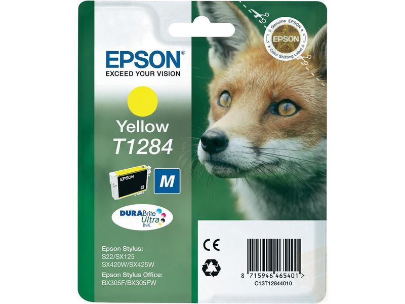 Epson T1284 (C13T12844012) Inktcartridge Geel