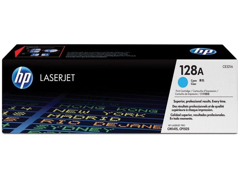 HP 128A (CE321A) Toner Cyaan