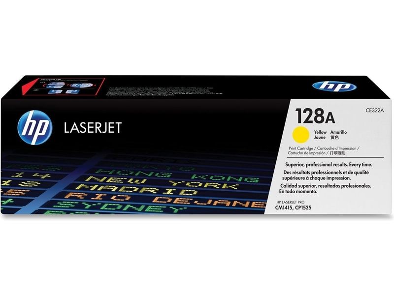 HP 128A (CE322A) Toner Geel