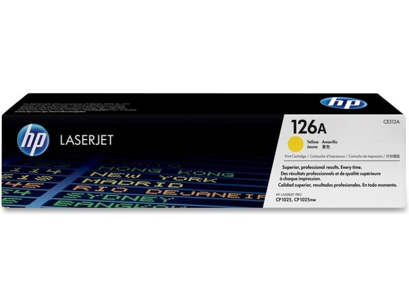 HP 126A (CE312A) Toner Geel