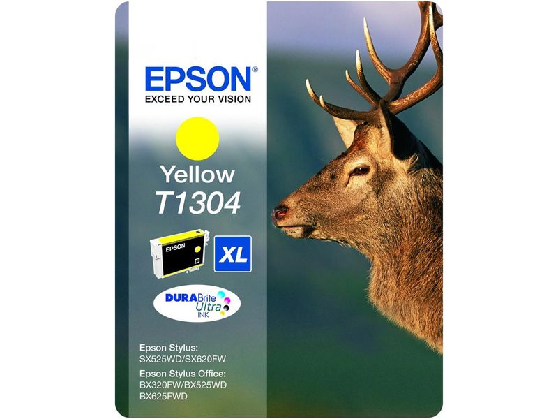 Epson T1304 (C13T130440) Cartouche d'encre jaune