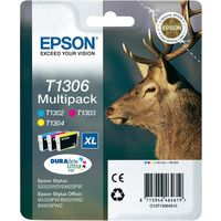Epson T130 (C13T130640) - 3-couleurs - Cartouche d'encre - Grande capacité - Multipack