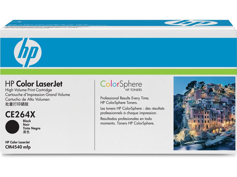 HP 646X (CE264X) Toner Zwart Hoge capaciteit