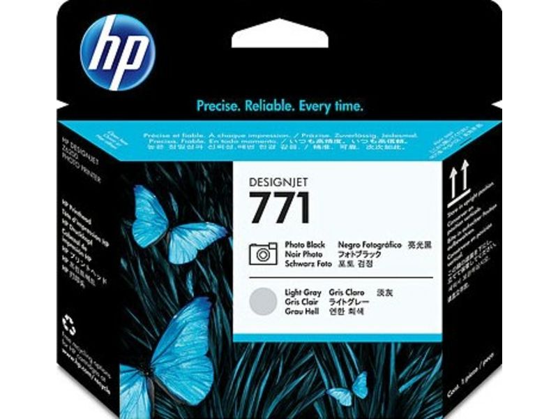 HP 771 (CE020A) Printkop Foto-zwart + licht-grijs