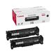 Toner Canon 718 BK2 Noir x2 -  Multipack