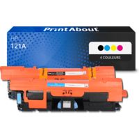 Toner compatible HP 121A (C9700A) - 4 couleurs - Multipack