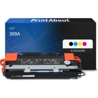 Toner compatible HP 309A (Q2671A) - 4 couleurs - Multipack