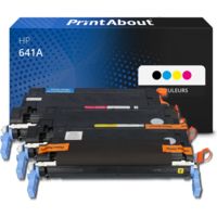 Toner compatible HP 641A (C9720A) - 4 couleurs - Multipack