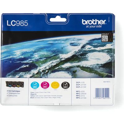 Brother LC-985VALBP - 4 couleurs - Cartouche d'encre - Multipack