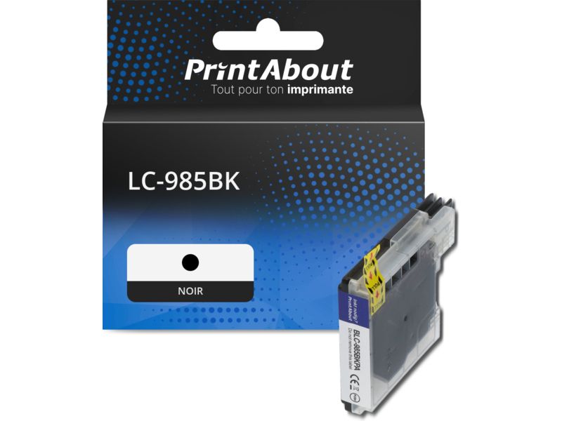 Cartouche compatible Brother LC-985BK - Noir