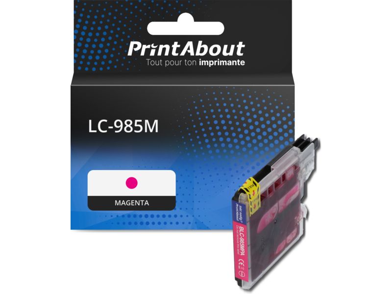 Cartouche compatible Brother LC-985M - Magenta