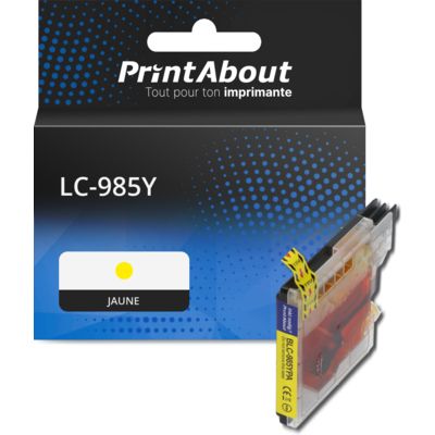 Cartouche compatible Brother LC-985Y - Jaune