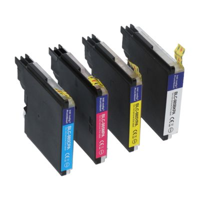 Cartouche compatible Brother LC-985VALBP - 4 couleurs - Multipack