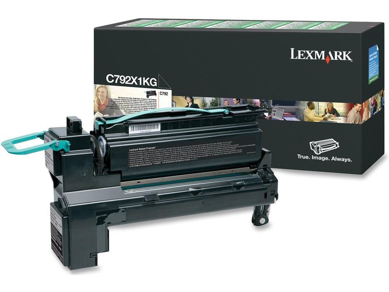 Lexmark C792X1KG Toner Zwart Extra hoge capaciteit