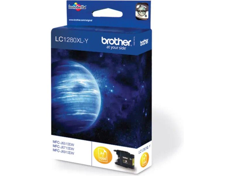 Brother LC-1280XLY Inktcartridge Geel Hoge capaciteit