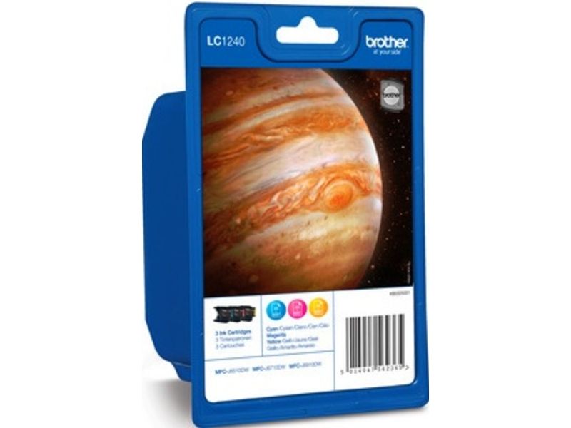 Brother LC-1240RBWBP Inktcartridge 3-kleuren Multipack
