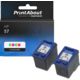 Cartouche compatible HP 57 (C6657AE) - 3-couleurs - Multipack