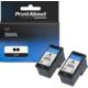 Cartouche compatible HP 350XL (CB336EE) - 2x Noir - Grande capacité - Multipack
