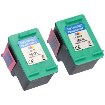 Cartouche compatible HP 351XL (CB338EE) - 3-couleurs - Grande capacité - Multipack