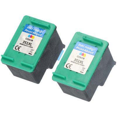 Cartouche compatible HP 351XL (CB338EE) - 3-couleurs - Grande capacité - Multipack
