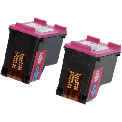 Cartouche compatible HP 300XL (CC644EE) - pack de 2 - 3 couleurs - Grande capacité - Multipack