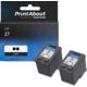 Cartouche compatible HP 27 (C8727AE) - 2x Noir - Multipack