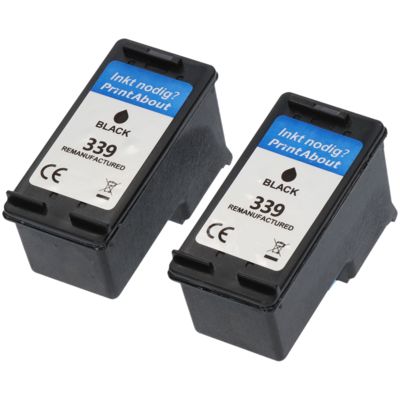Cartouche compatible HP 339 (C9504EE) - pack de 2 - Noir - Multipack