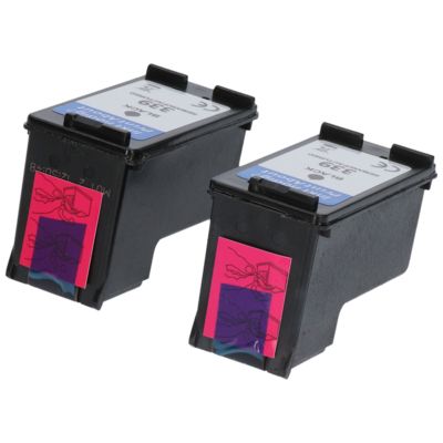 Cartouche compatible HP 339 (C9504EE) - pack de 2 - Noir - Multipack