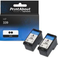 Cartouche compatible HP 339 (C9504EE) - pack de 2 - Noir - Multipack