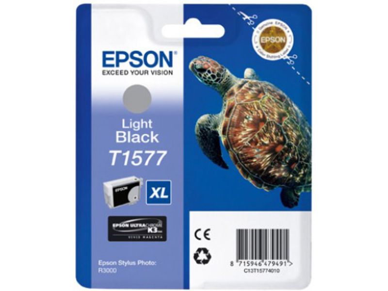 Epson T1577 (C13T157740) Inktcartridge Licht-zwart