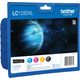 Brother LC-1280XLVALBP - 4 couleurs - Cartouche d'encre - Grande capacité - Multipack