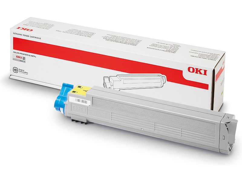 OKI 43837129 Toner Geel