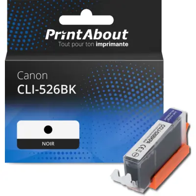 4 Cartouches D'encre Noire Compatibles Canon PIXMA - PGI-525 - 21 Ml - Neuves