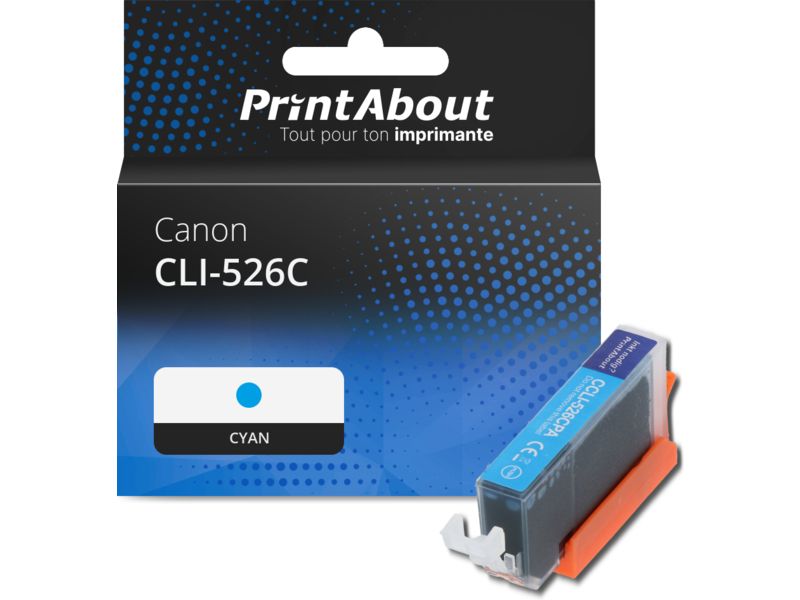 Cartouche compatible Canon CLI-526C - Cyan