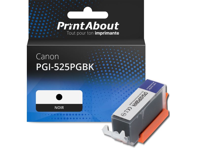 Cartouche compatible Canon PGI-525PGBK - Noir