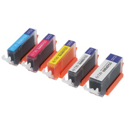 Cartouche compatible Canon CLI-526BK - 5 couleurs - Multipack