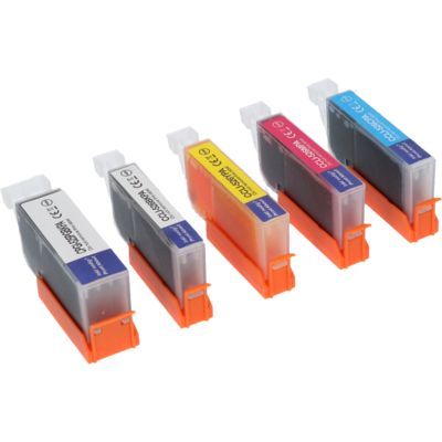 Cartouche compatible Canon CLI-526BK - 5 couleurs - Multipack