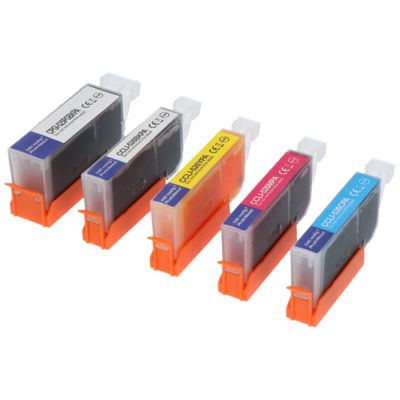 Cartouche compatible Canon CLI-526BK - 5 couleurs - Multipack