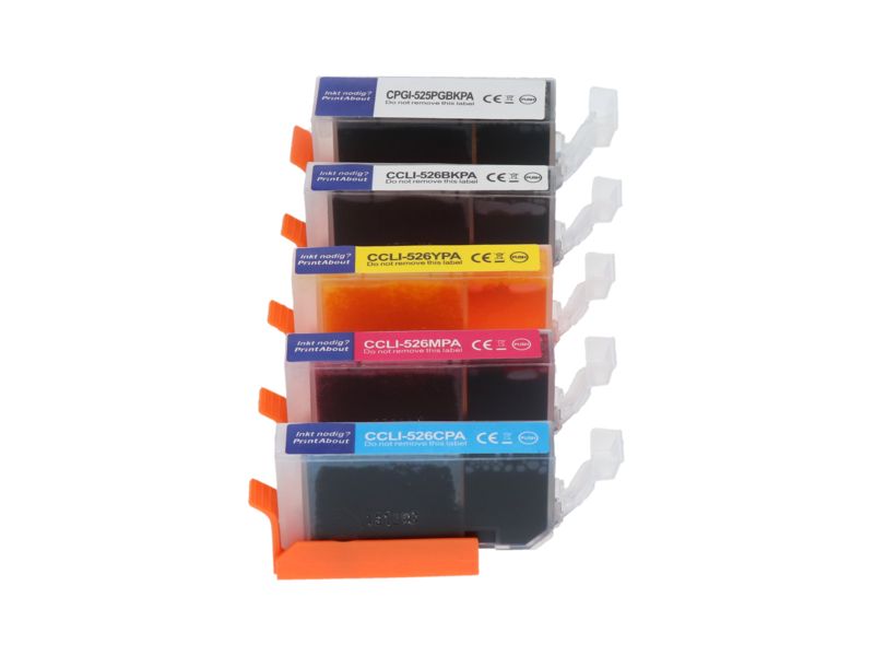 Lot De Cartouches D'encre 525 Ink Print - Cartouches Compatibles, Jamais Utilisées
