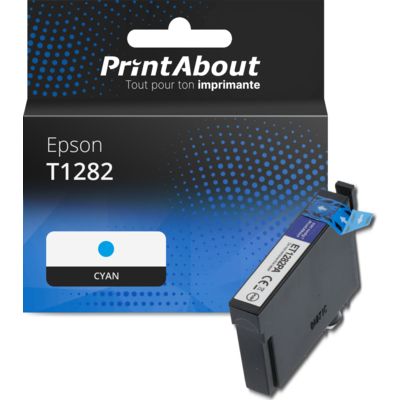 Cartouche compatible Epson T1282 - Cyan