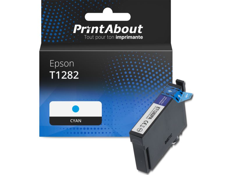 Cartouche compatible Epson T1282 - Cyan