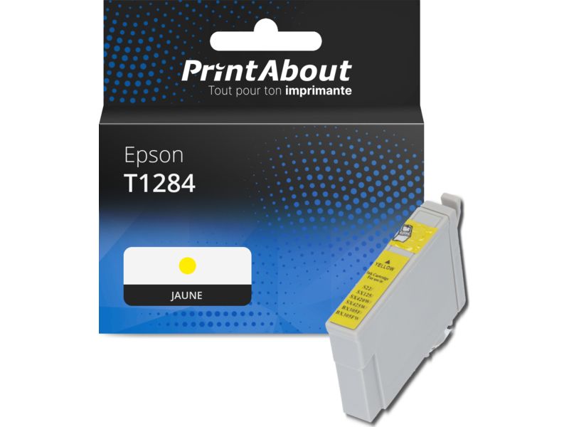 Cartouche compatible Epson T1284 - Jaune