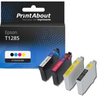 Cartouche compatible Epson T1285 - 4 couleurs - Multipack