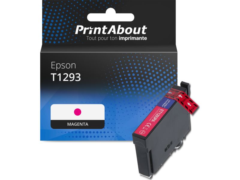 Cartouche compatible Epson T1293 - Magenta