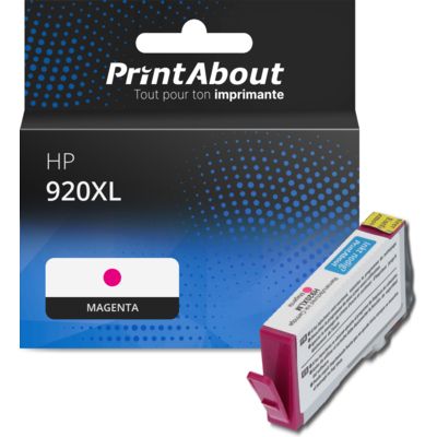 Cartouche compatible HP 920XL (CD973AE) - Magenta - Grande capacité