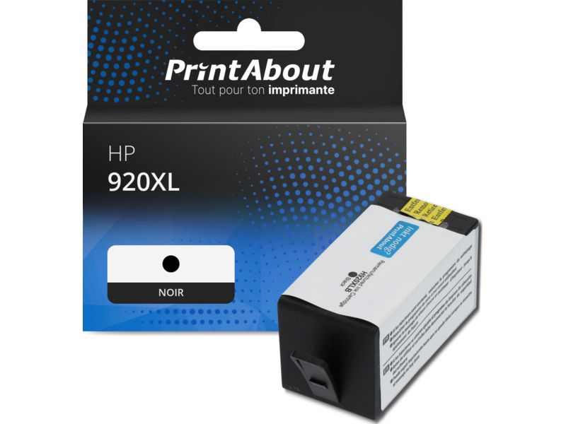 Cartouche compatible HP 920XL (CD975AE) - Noir - Grande capacité